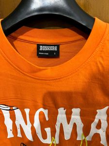 BONKERS CORNER WINGMAN ORANGE OVERSIZED TSHIRT