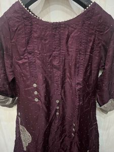 Elegant Maroon Kurta