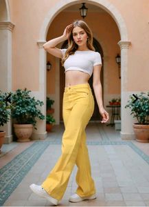 Full Length Bootcut Pant Jean Jegging With Pockets