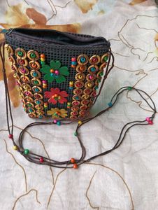 Boho Beaded Shoulder Bag