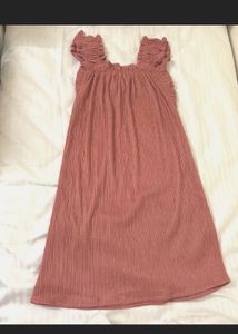 Sweetheart Neck Pink Dress