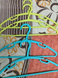 One Dozen Baby Hangers Of Colour Pink Orange &amp; Etc