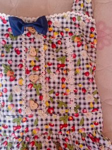 Cute Gingham Floral Sundress