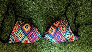 Patterned Bikini Top