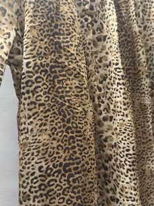 Leopard Print Tie Sleeve Top