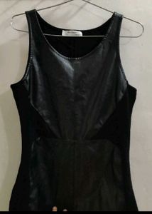 ZARA Leather Tank Top