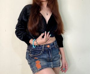 Black Velvet Top