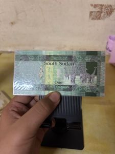 South Sudan One Pound Banknote