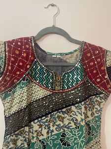 Jaipuri sequence Kurta