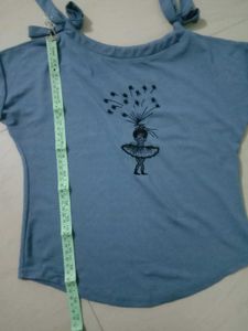 Cute Ballerina Tie-Shoulder Top