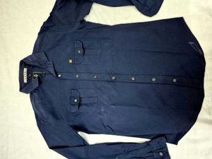 Stylish Mens blue shirt