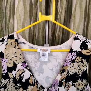 PRICE DROP!Silk Blend Talbots Floral Sweater Vest