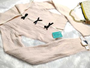 🥀♥️Korean Bow Detail Knit Top ♥️🥀
