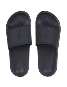 US POLO ASSN Mens Navy Blue Flip Flop Sliders