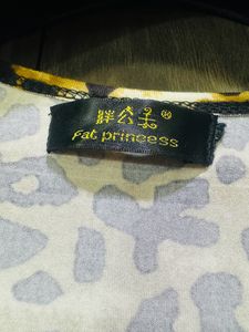 CBeautiful Animal Print Dress Cotton Polyester Fe