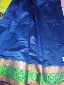 Elegant Blue Saree