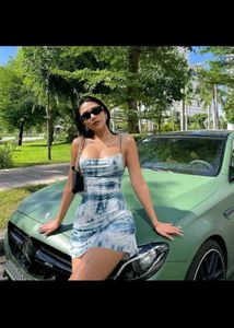 Tie Dye Fit Flate Mini Dress
