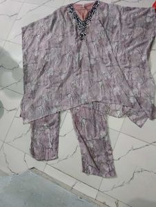 Elegant Flowy Kaftan Top