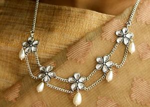 Pearl And Silver Necklace