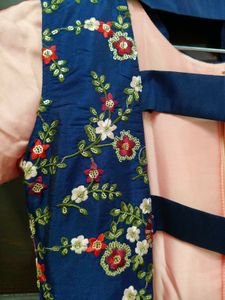 Floral Embroidered Stylish Gown