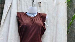 15296. Brown Bodycon Mini Dress