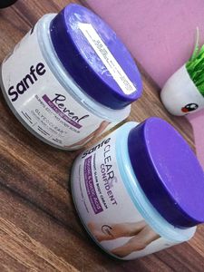 Sanfe Body Cream and Scrub Bundle