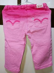 Pink Tye Dye Jeans For Kids