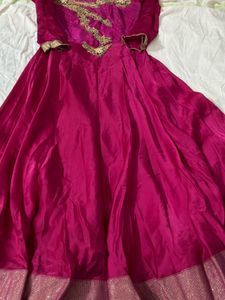 Elegant pink gown