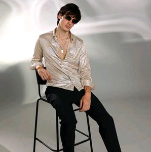 Sparkly Gold Men&#39;s Shirt