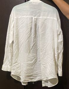 White Casual cotton Shirt