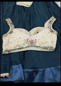 🔥Blue Lehenga Choli Set❤️