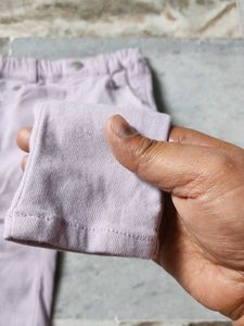 Cute Lilac Baby Pants