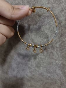 Elegant Two-Tone Bangle