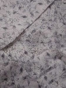 A Rayon White Party Wear Shirt