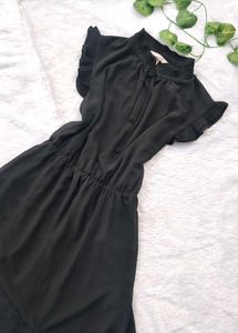 H&amp;M Ruffle Tie-up Dress