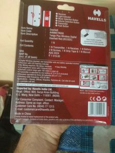 Havells Tango Plus Wireless Digital Doorbell