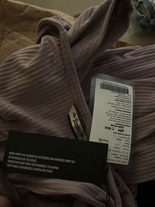 Women Lilac Ribbed Midi Dress