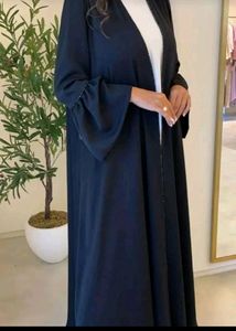 Elegant Navy Blue Abaya