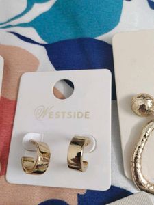 Gold Trendy Earrings