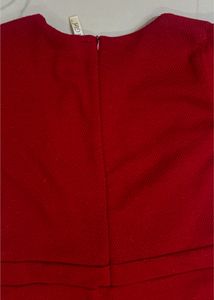 Burgundy Red Mini Dress
