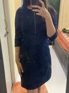 Navy Blue Shift Dress