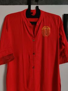 Diwali Offer !! Dark Red Kurti