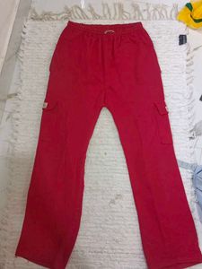 Apple Plus Red Cargo Pant