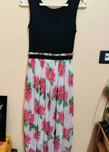 Floral Print ankle length Maxi Dress