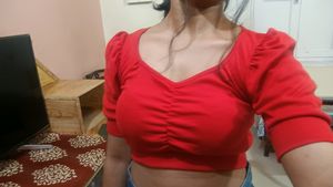 Red Crop Top