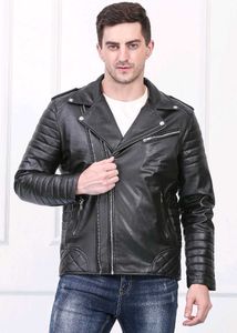 Zara Man Black Faux Leather Jacket