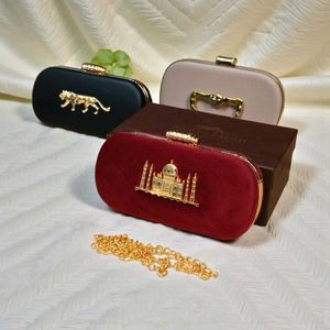 LIMITED EDITION SABYASACHI TAJ CLUTCH* WD BOX