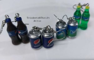 Set Of 2 Canned Bottle Earrings
