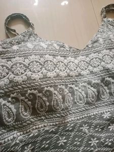 Chickankari Top For Women