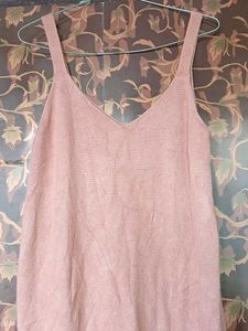 Blush orange Slip Dress